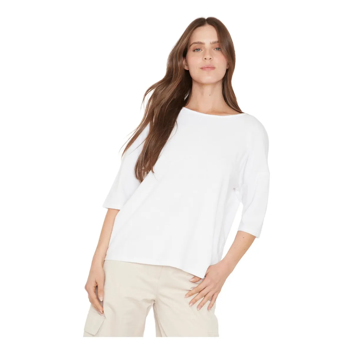 JACINTA TIENDA - Chaleco Sol blanco Jacinta Tienda