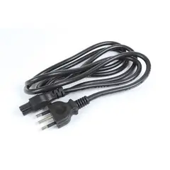 GEN - CABLE PODER TREBOL 1.8MTS P/NOTEBOOK NEGRO