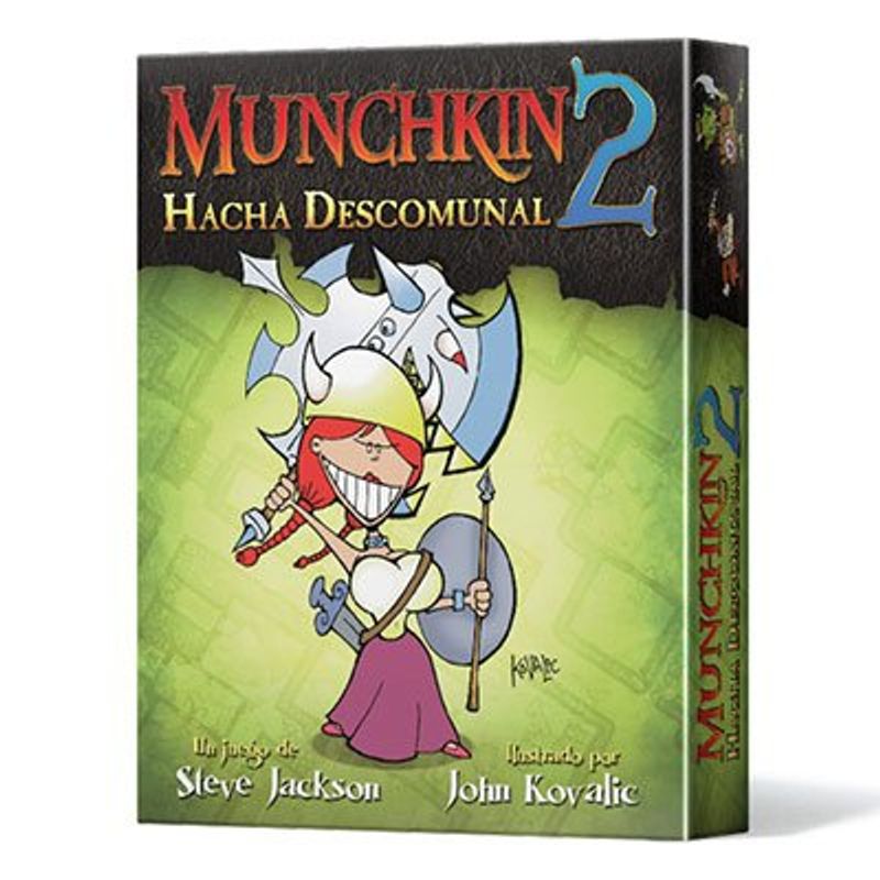 EDGE - Juego de Mesa - Munchkin 2 Hacha Descomunal Expansión