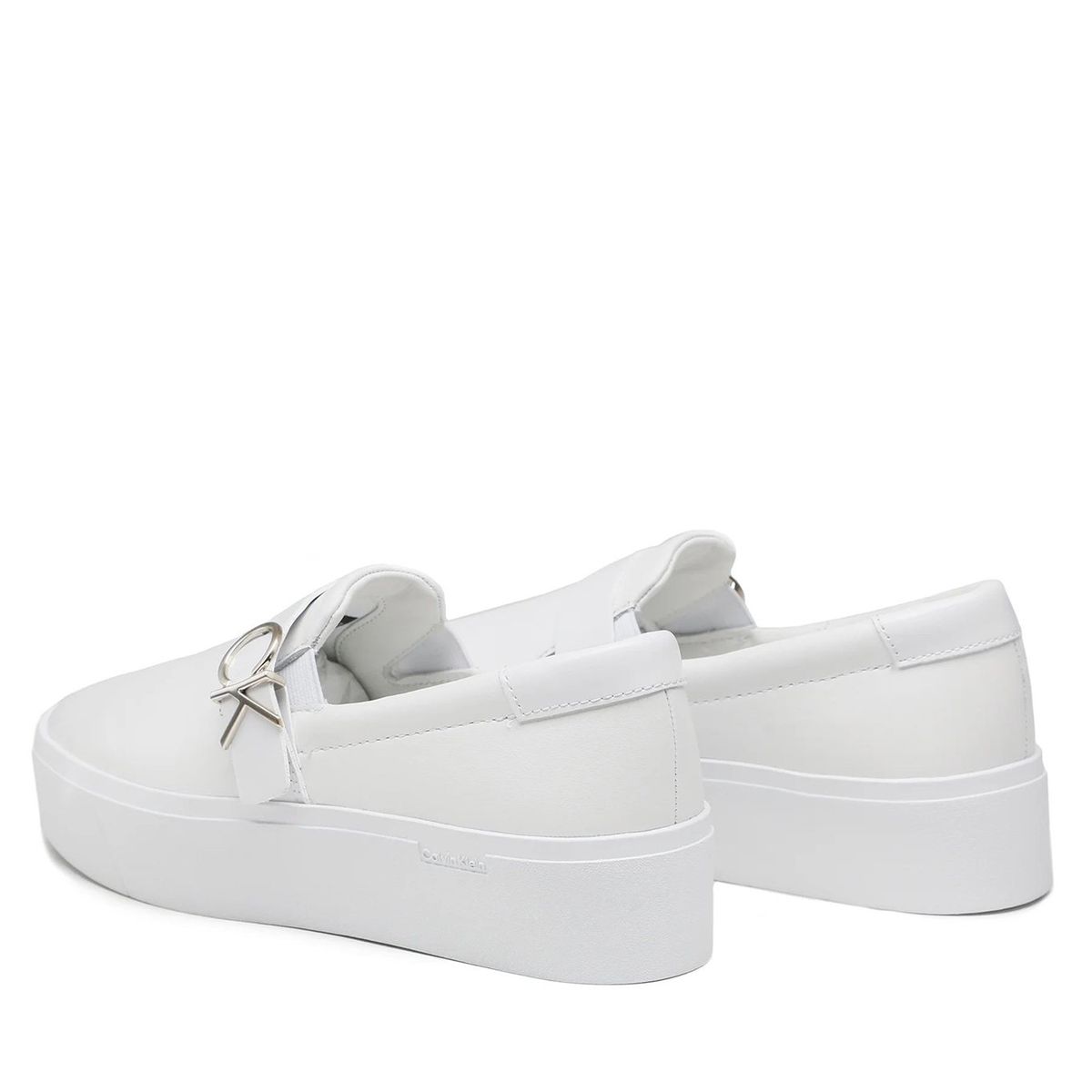 CALVIN KLEIN - Zapatilla Slip-On Flatform Blanco Calvin Klein