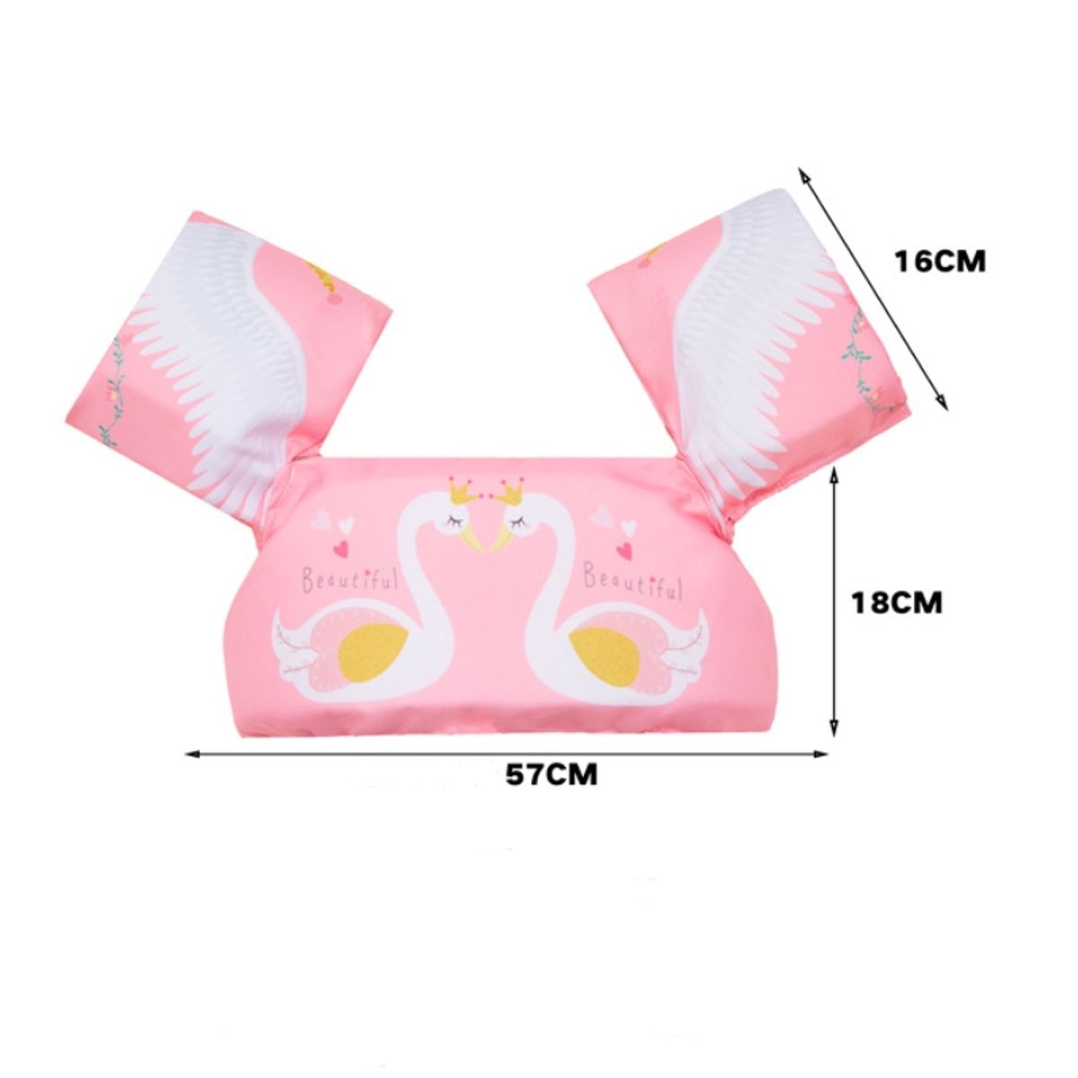 BABYLUNA - Flotador Chaleco Salvavida Niño para Baño o Natación Cisne