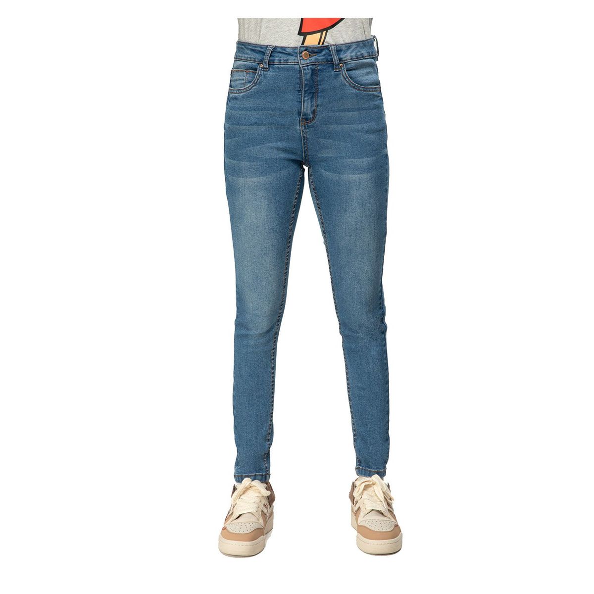 FASHION'S PARK - Jeans Mujer Super Skinny Azul Claro Fashion's Park