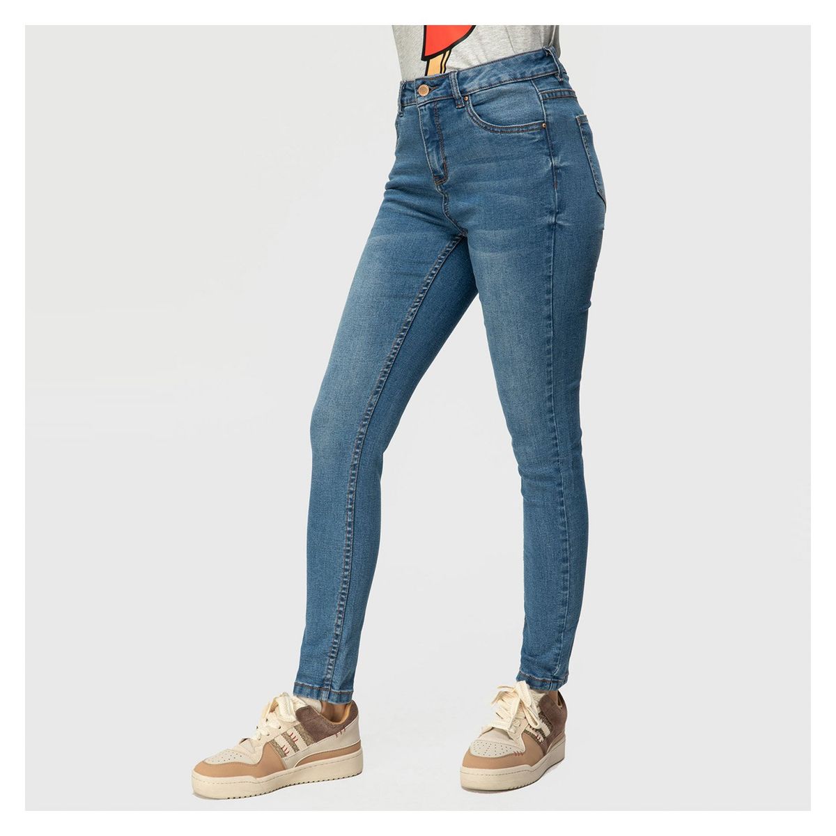 FASHION'S PARK - Jeans Mujer Super Skinny Azul Claro Fashion's Park