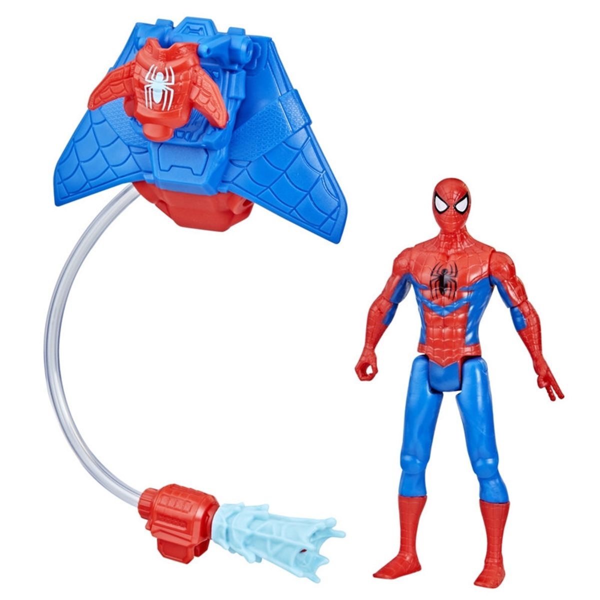MARVEL - Figura de Acción Spider-Man Aqua Web Warriors Hombre Araña