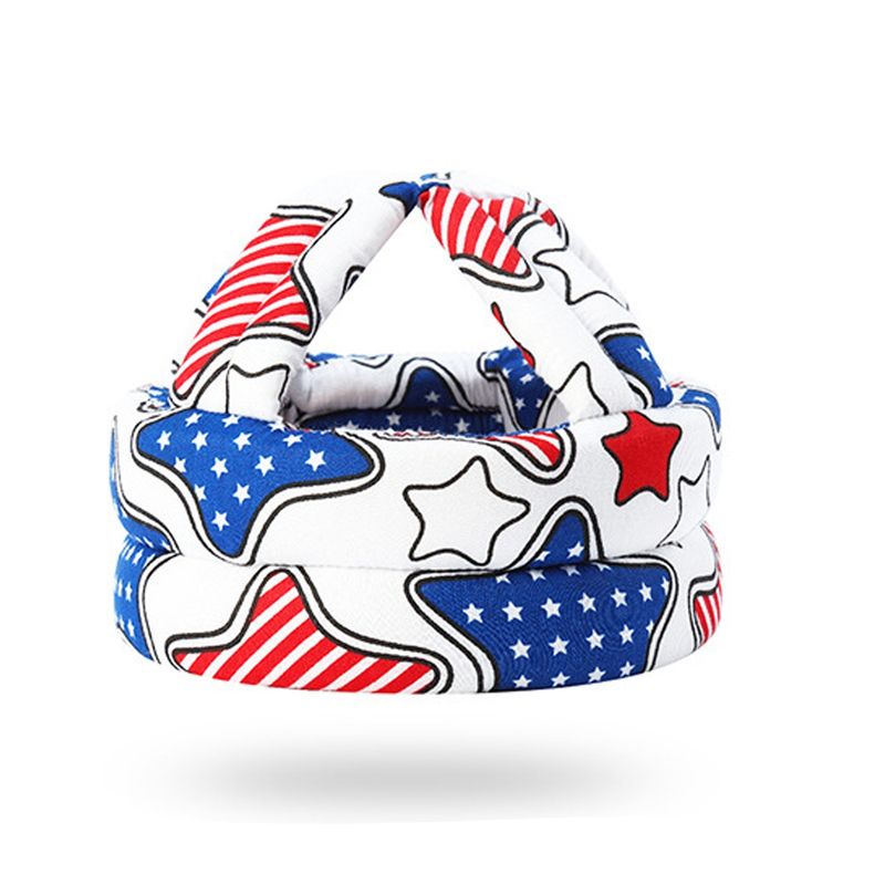 GENERICO - Gorro Protector De Bebe Antigolpes Ajustable Estrellas