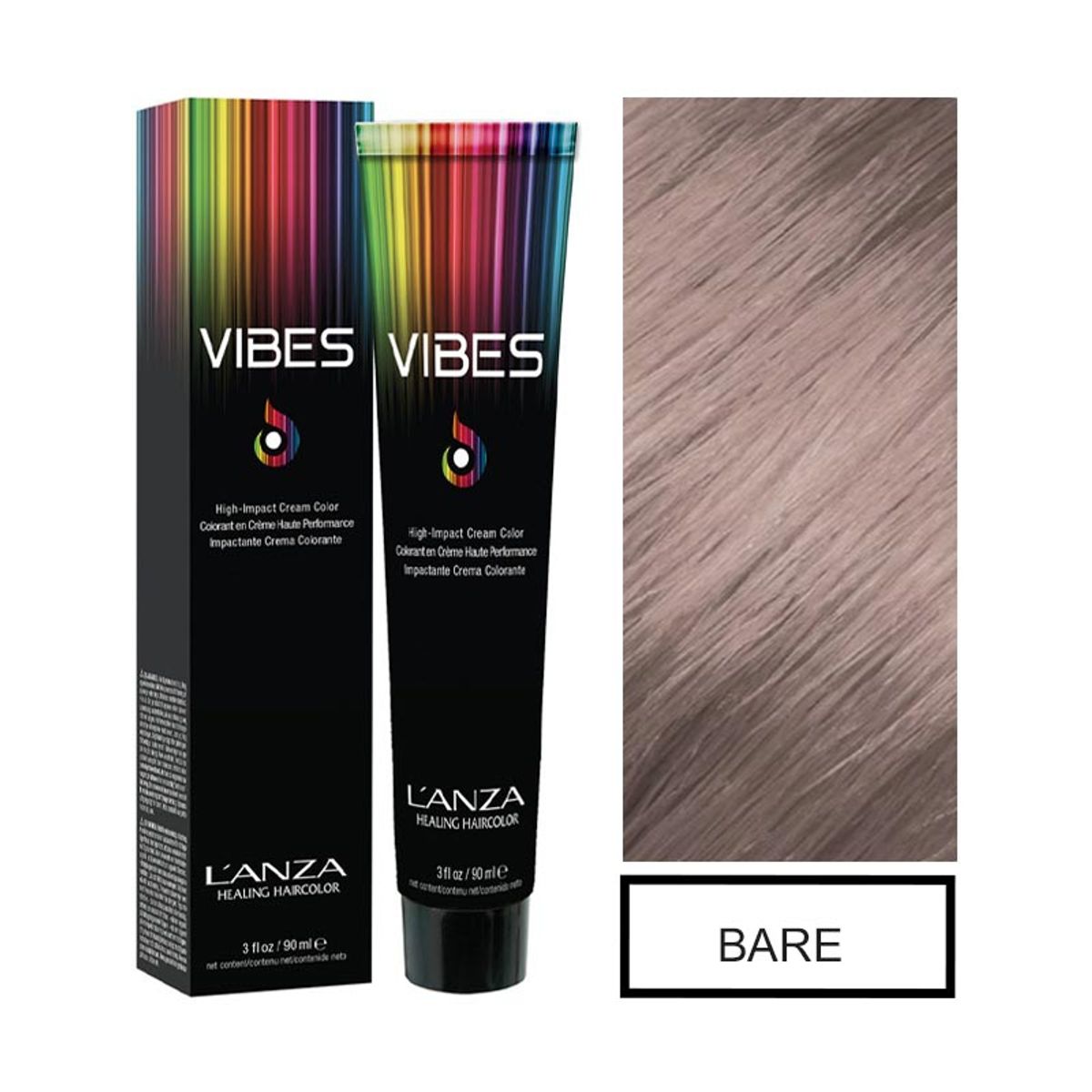 GENERICO - Tintura Fantasia Semipermanente Vibes Lanza Bare 90ml.
