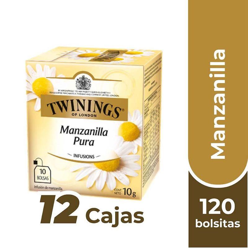 TWININGS - Twinings Té Manzanilla x120 Bolsitas TWININGS