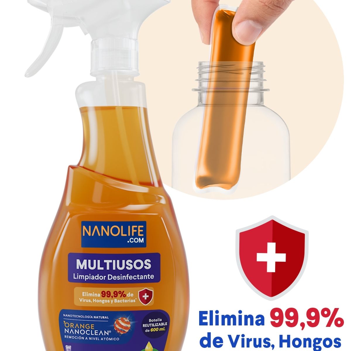 DEYSA CARE - Nanolife Multiusos desinfectante - Kit inicial Cítrico