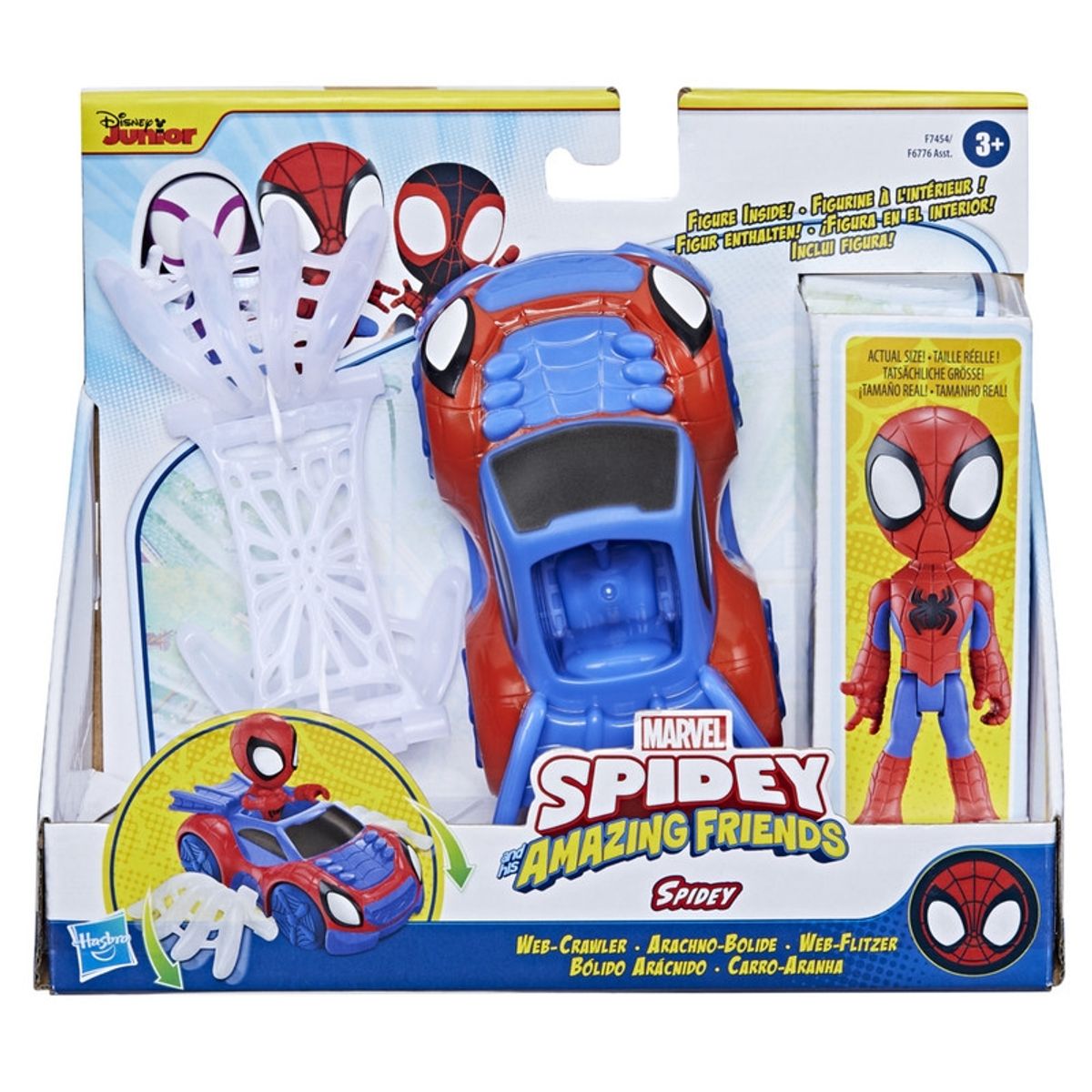 MARVEL - Figura de Acción Spidey And Friends Bólido arácnido