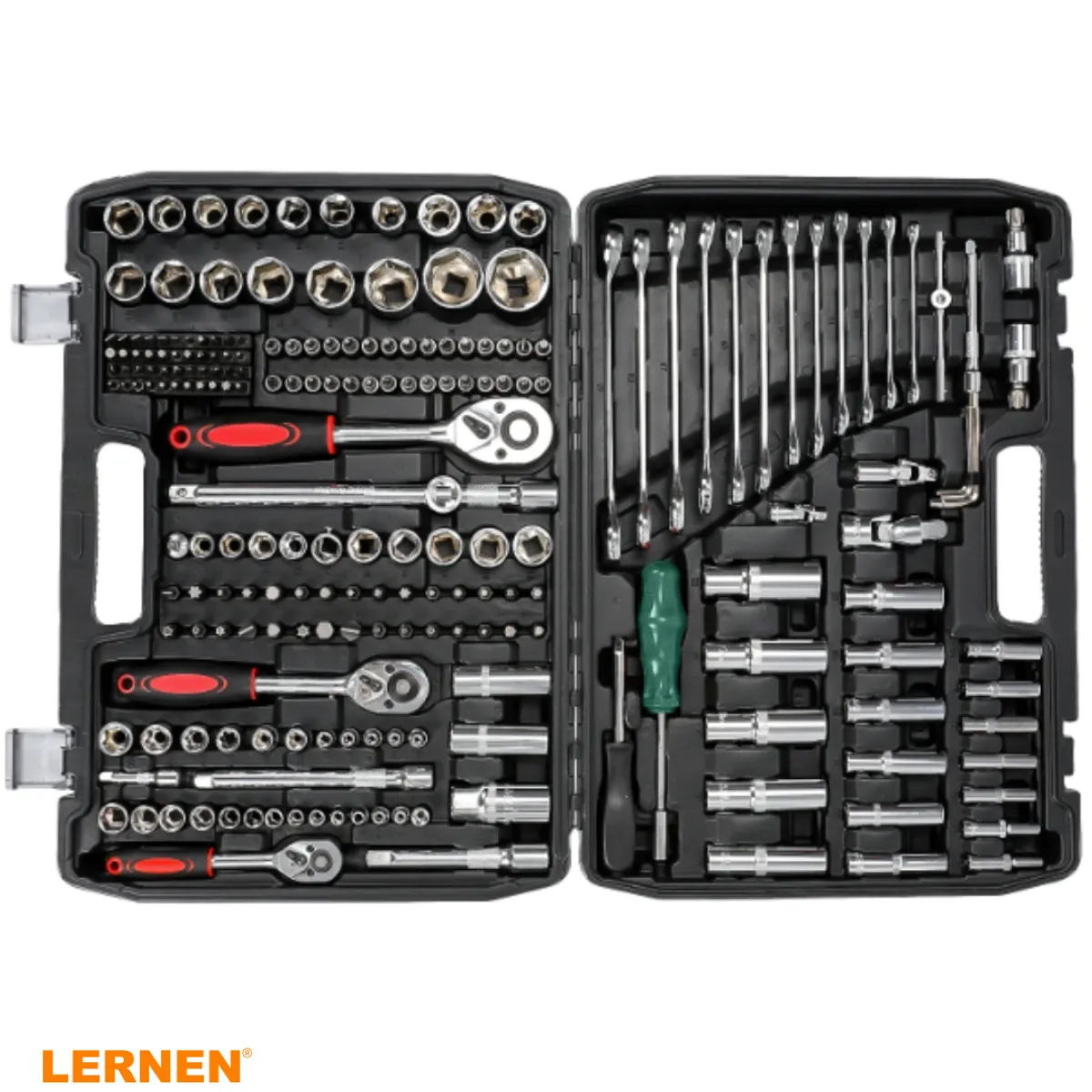 LERNEN - Juego De Dados Lernen 216 Piezas Kit De Herramientas