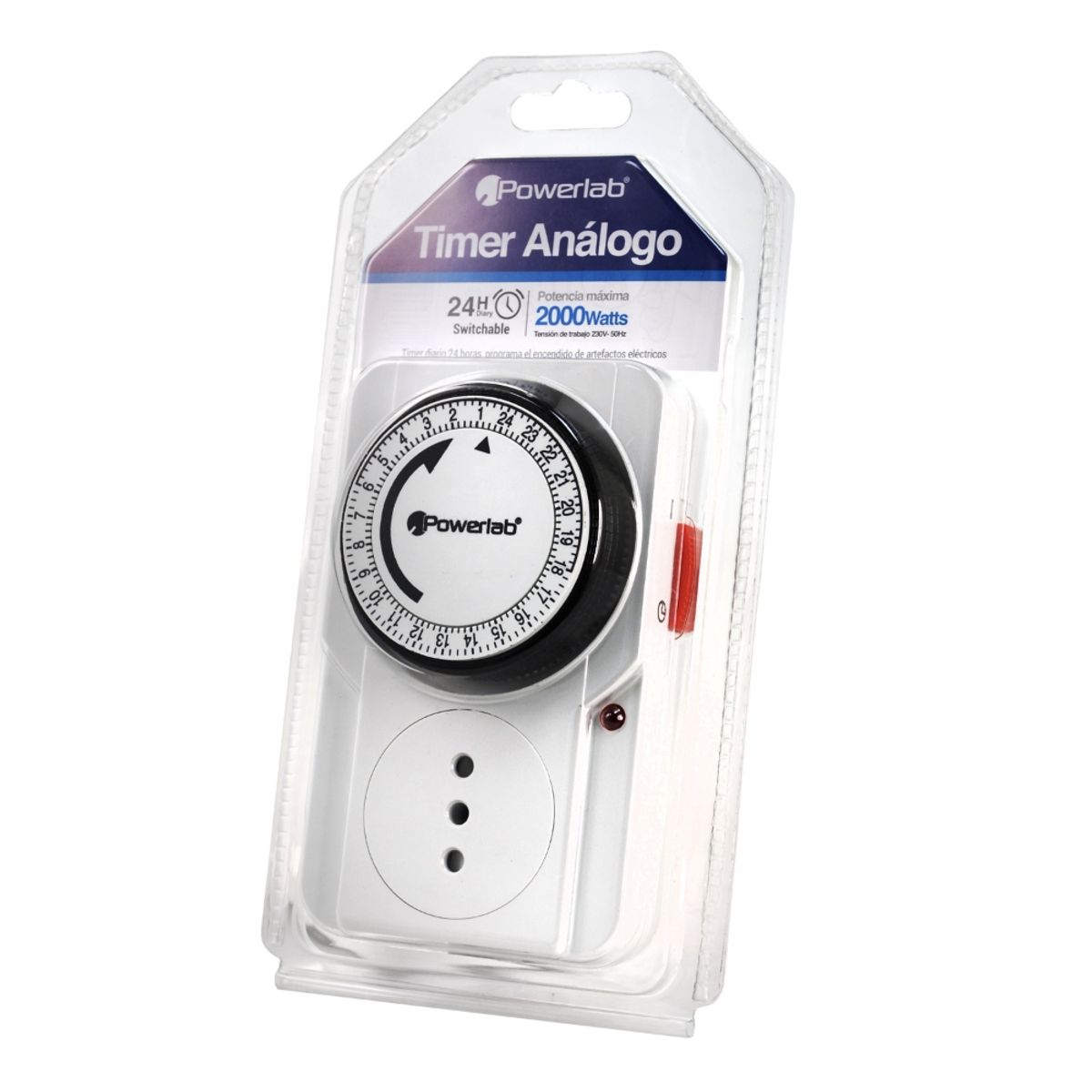 POWERLAB - RELOJ TEMPORIADOR  ANALOGO POWERLAB 9234