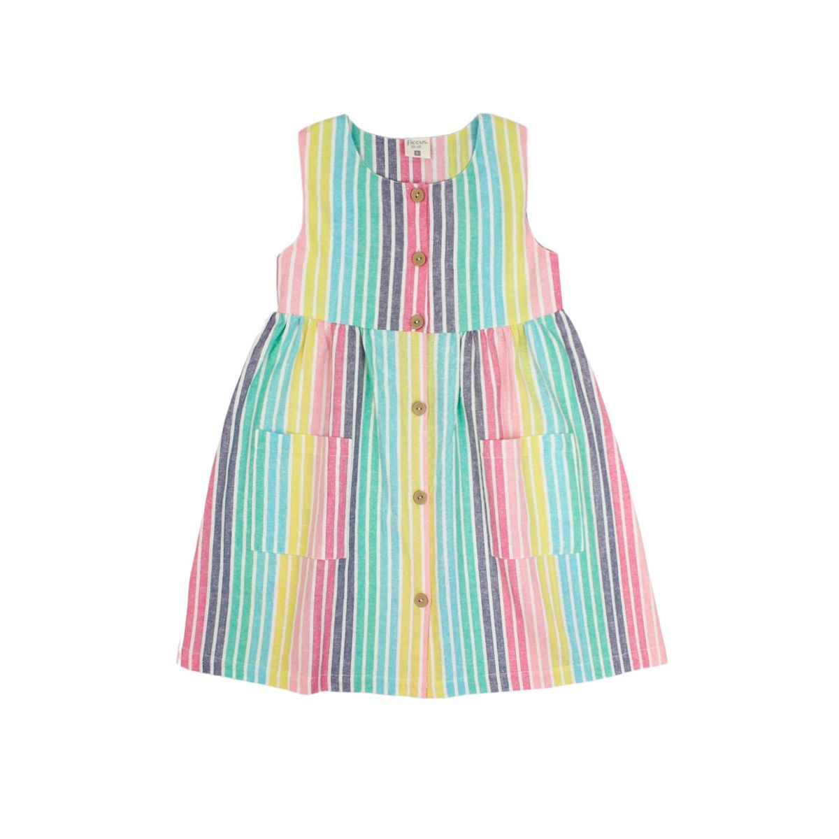 FICCUS - Vestido Kids Niña Go Rosa