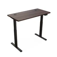 UPLIFT - Escritorio Eléctrico Regulable Cubierta Nogal 140x70 Base Negra