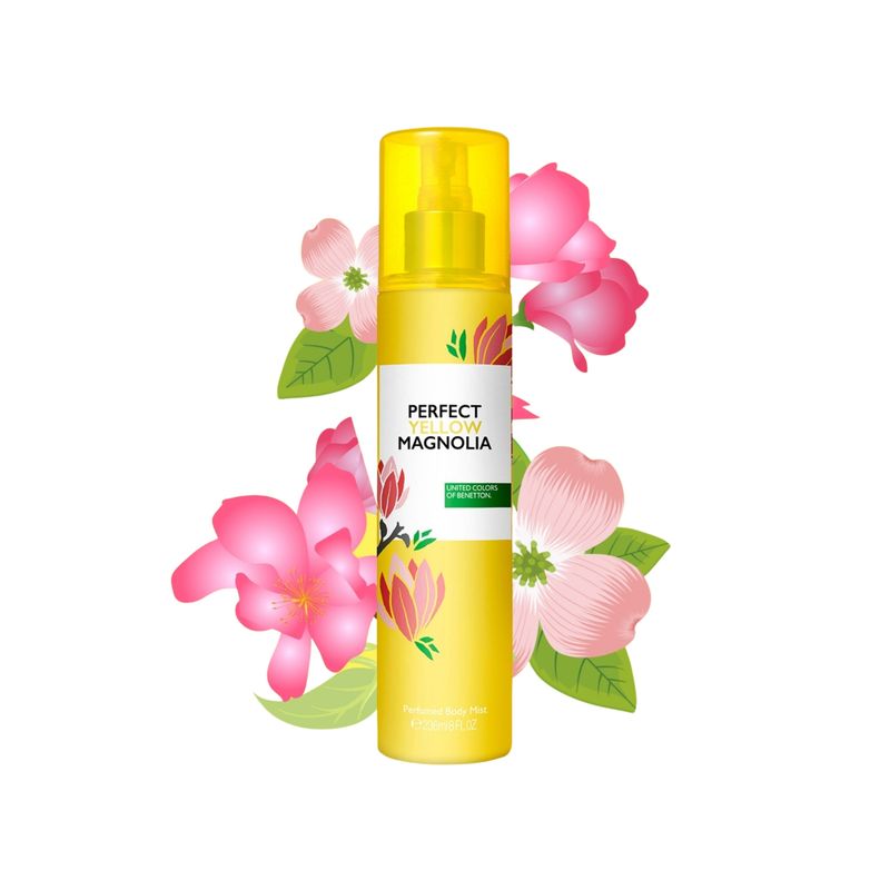 GENERICO - Benetton Perfect Yellow Magnolia Body Mist 236ml Mujer.