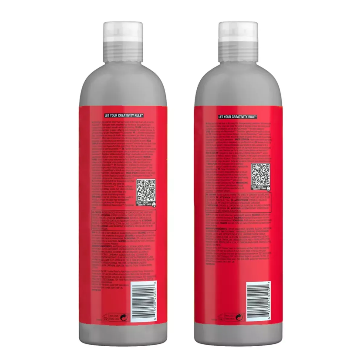 TIGI - Pack Shampoo y Acondicionador Resurrection 750 ml c/u Bed Head - Tigi.-
