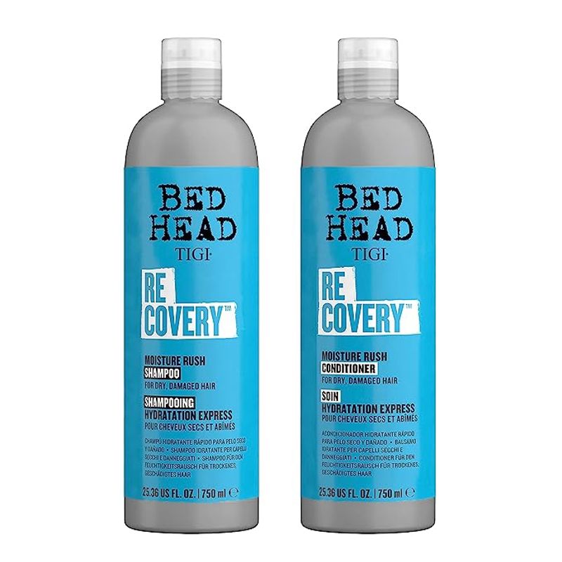 TIGI - Pack Shampoo y Acondicionador Recovery 750 ml c/u Bed Head - Tigi.-