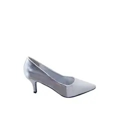 TODOPIEL - Zapato de Taco Mujer Plateado