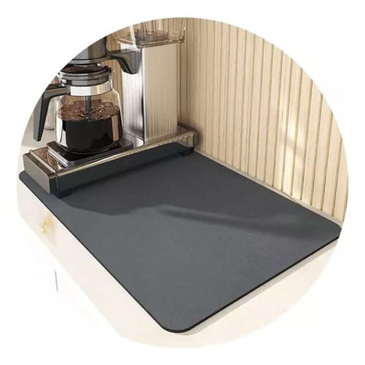 GENERICO - 40x50 - Alfombra Absorbente Café Antideslizante Para Secar P