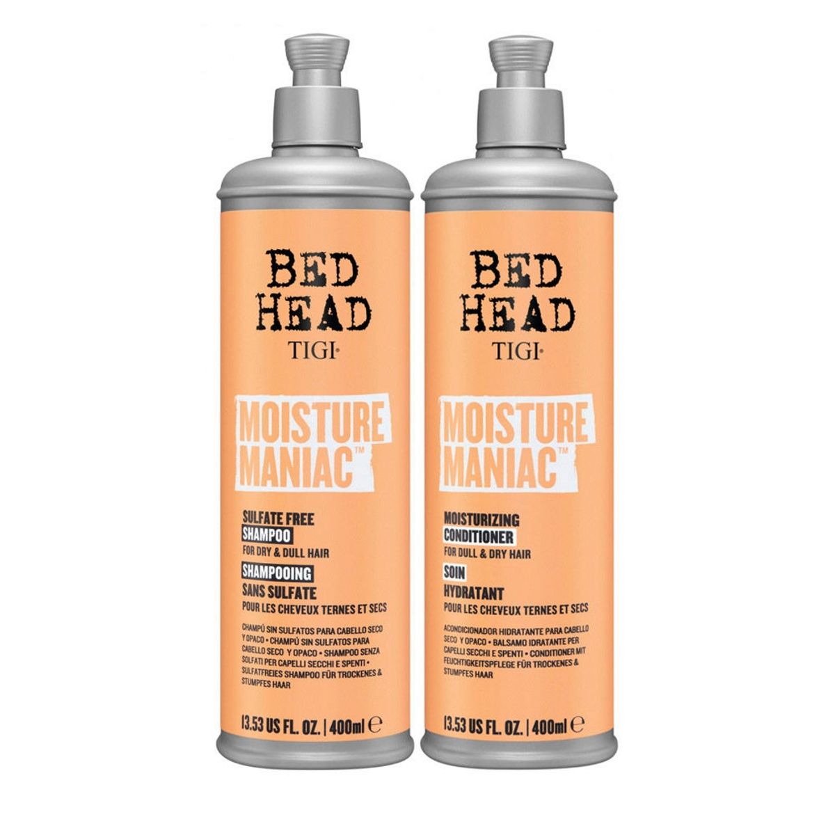 TIGI - ACONDICIONADOR MOISTURE MANIAC TIGI BED HEAD 400ML.