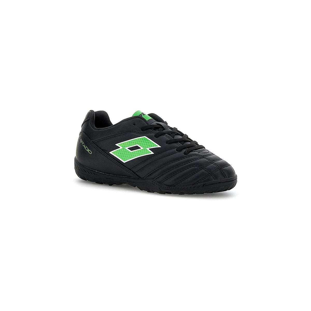LOTTO - Zapatilla Baby Futbol Niño Lotto - Stadio 705 TF JR Negro Verde LOTTO
