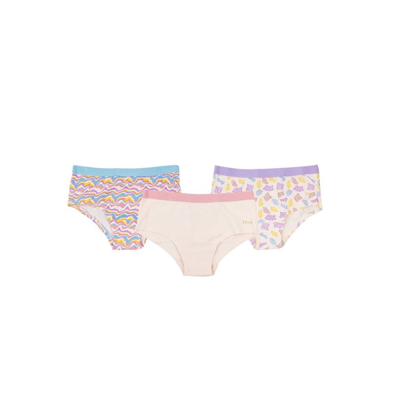 FICCUS - Pantaleta Teens Niña Ri Multicolor
