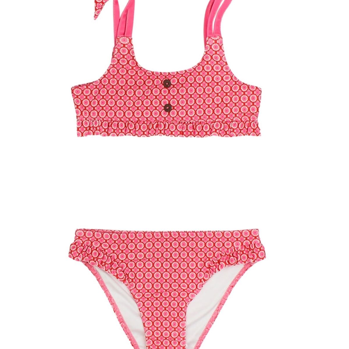 FICCUS - Traje de Baño Junior Niña Oasis Rojo