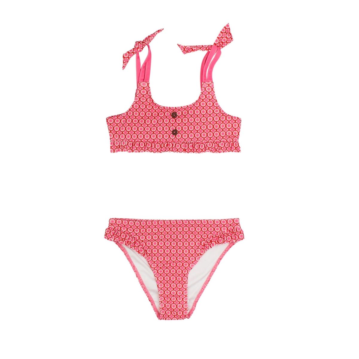FICCUS - Traje de Baño Junior Niña Oasis Rojo