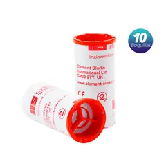 TOPMEDIC - 10x Boquillas Válvula Unidireccional Descartable Mini Wright