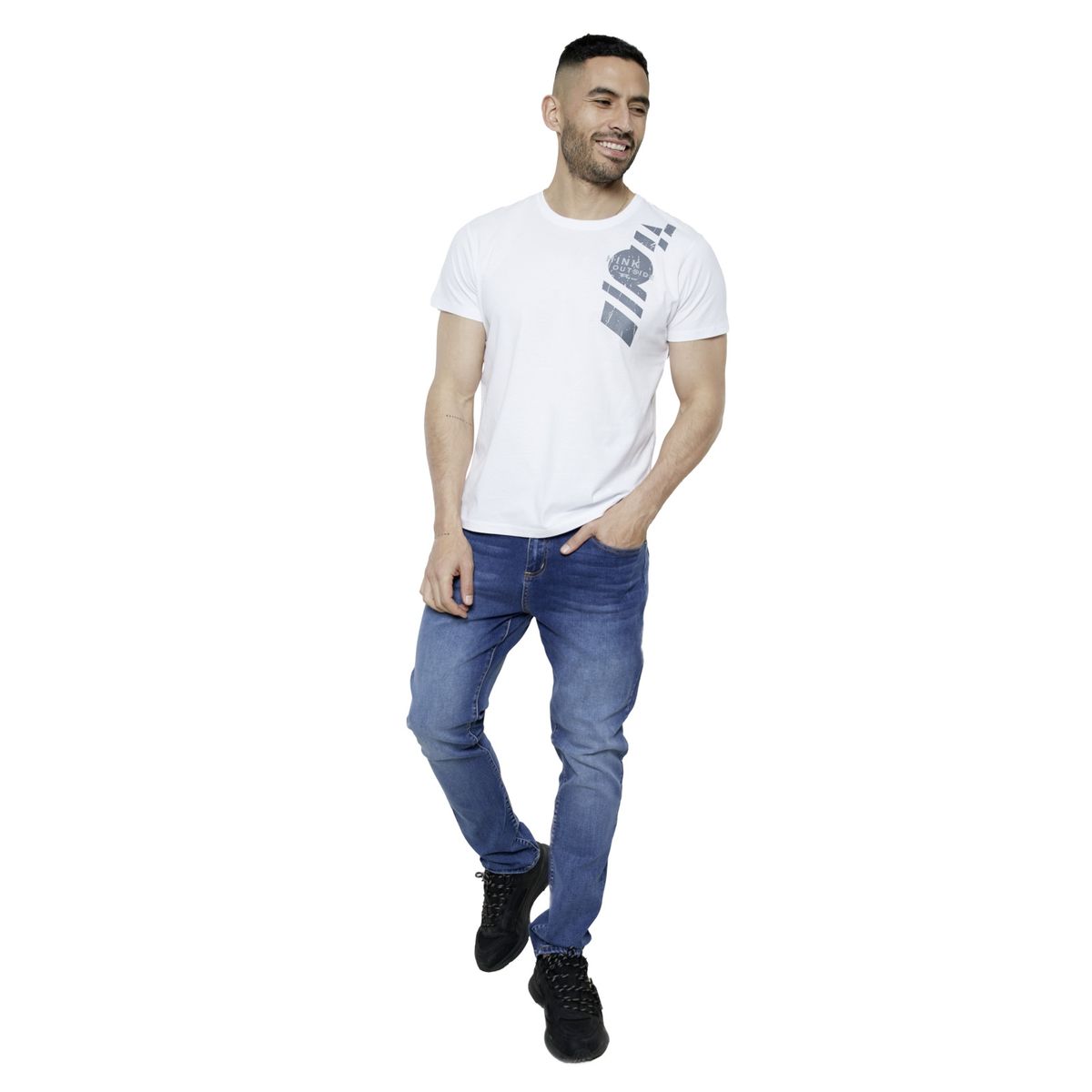 PEROE - Polera Mustafa I Blanco Peroé