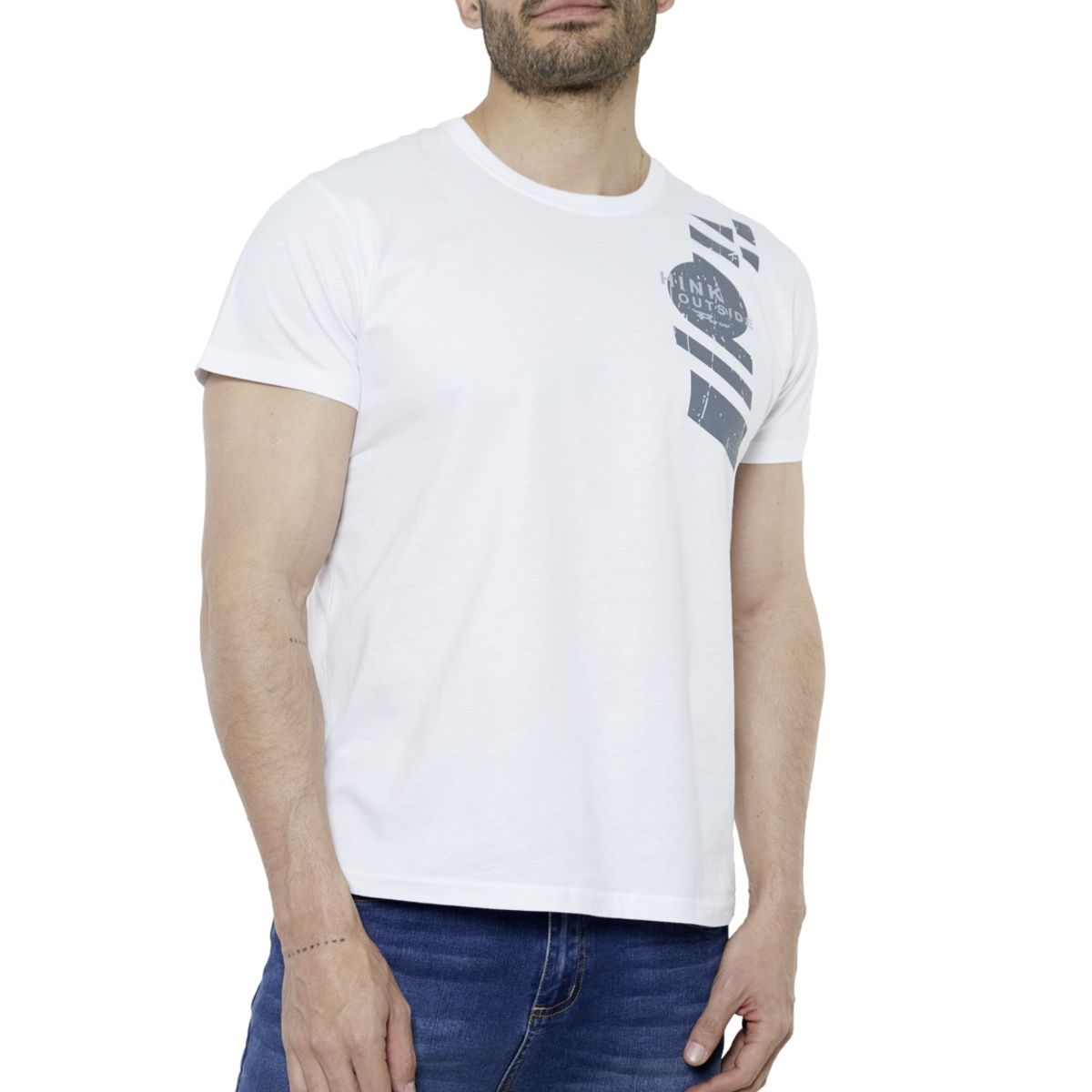 PEROE - Polera Mustafa I Blanco Peroé