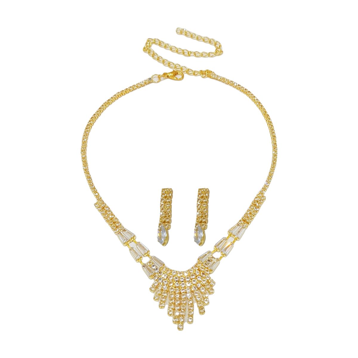 GENERICO - Set De Collar Y Aros Para Fiesta Lupi