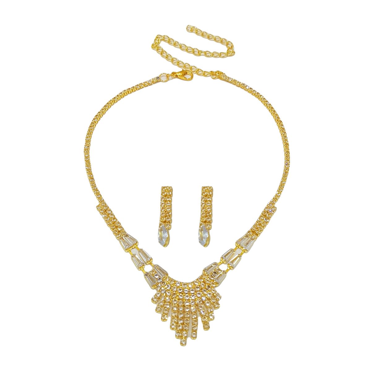 GENERICO - Set De Collar Y Aros Para Fiesta Lupi
