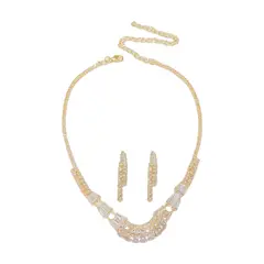 GENERICO - Set De Collar Y Aros Para Fiesta Celi