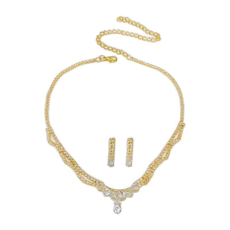 GENERICO - Set De Collar Y Aros Para Fiesta Gus