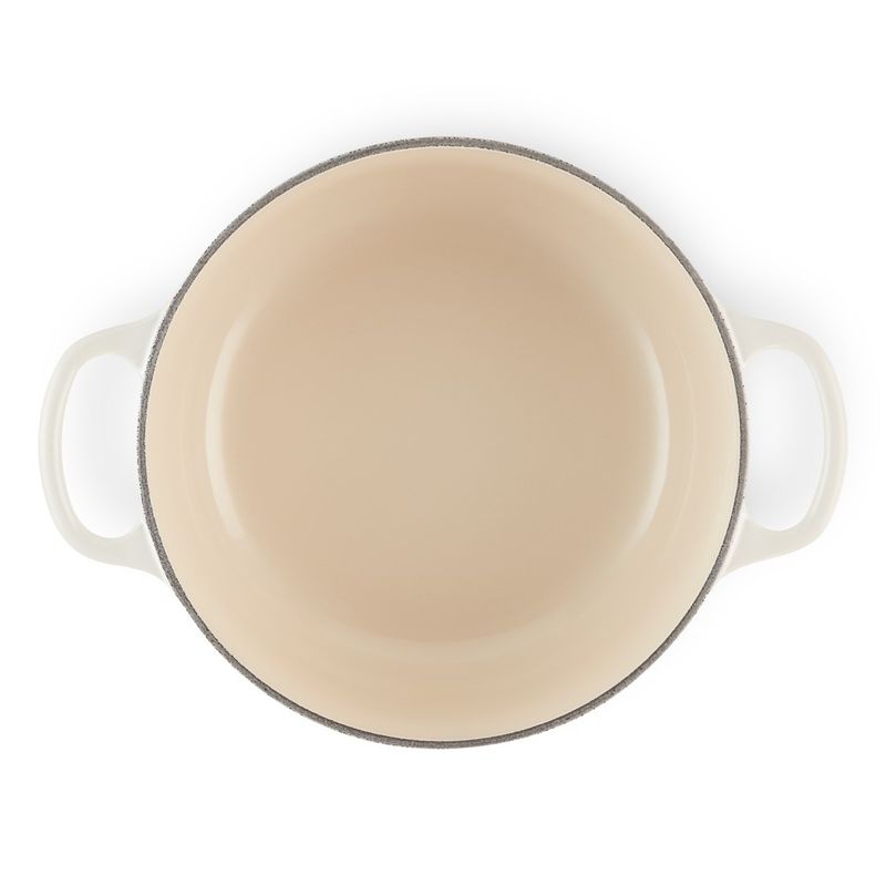 LE CREUSET - Cocotte Redonda 22cm Meringue