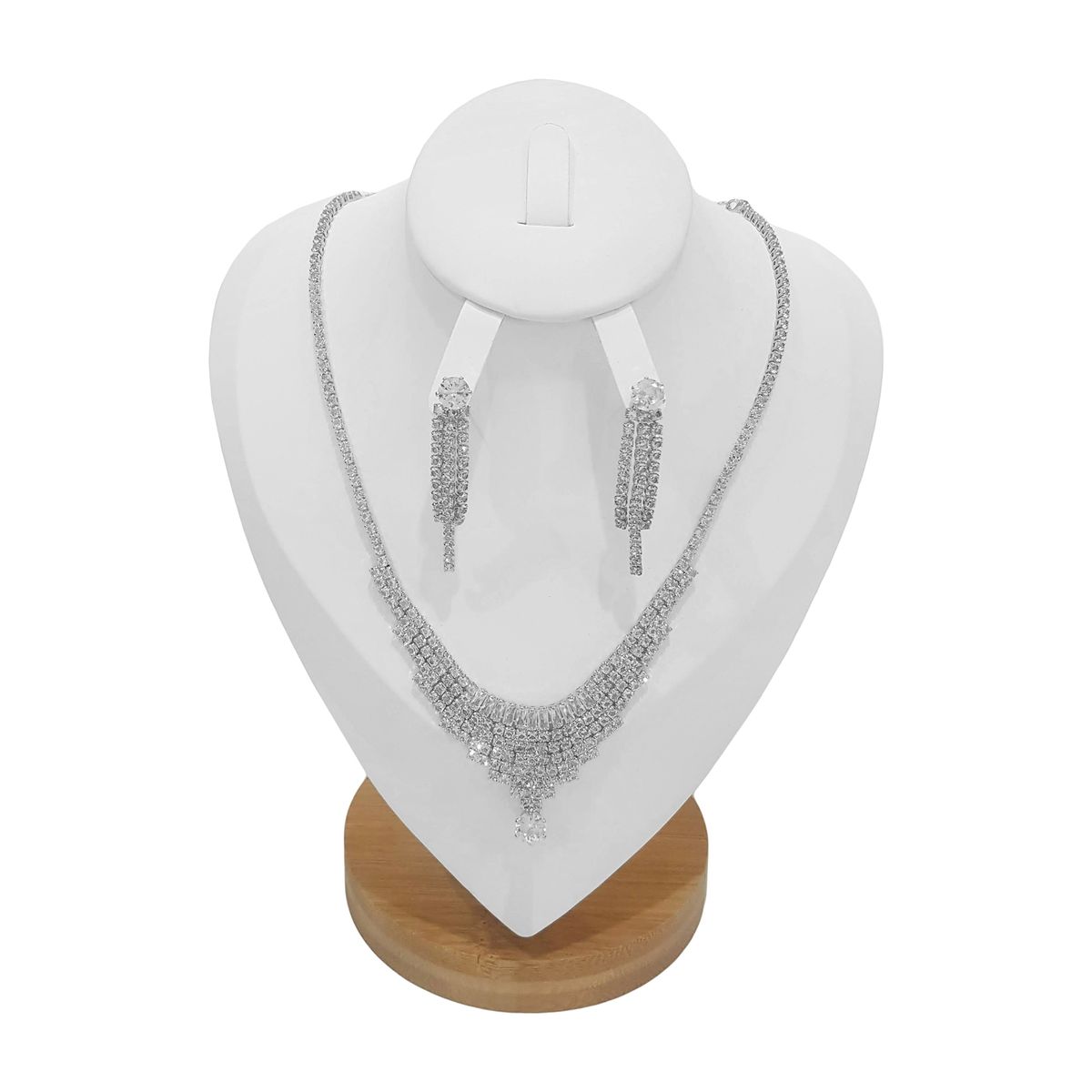 GENERICO - Set De Collar Y Aros Para Fiesta Busti