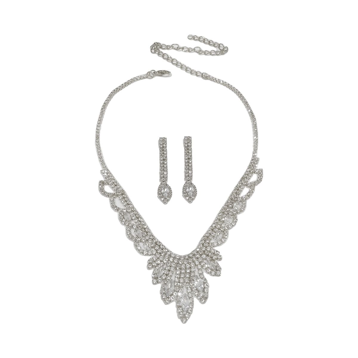 GENERICO - Set De Collar Y Aros Para Fiesta Pila