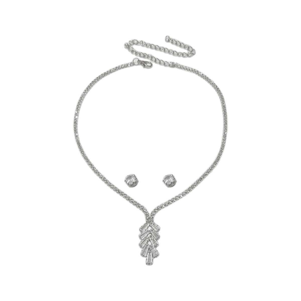 GENERICO - Set De Collar Y Aros Para Fiesta Compi