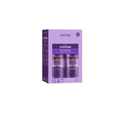 INOAR - Kit duo Speed Blond cabello rubio pigmentos 250 ml.