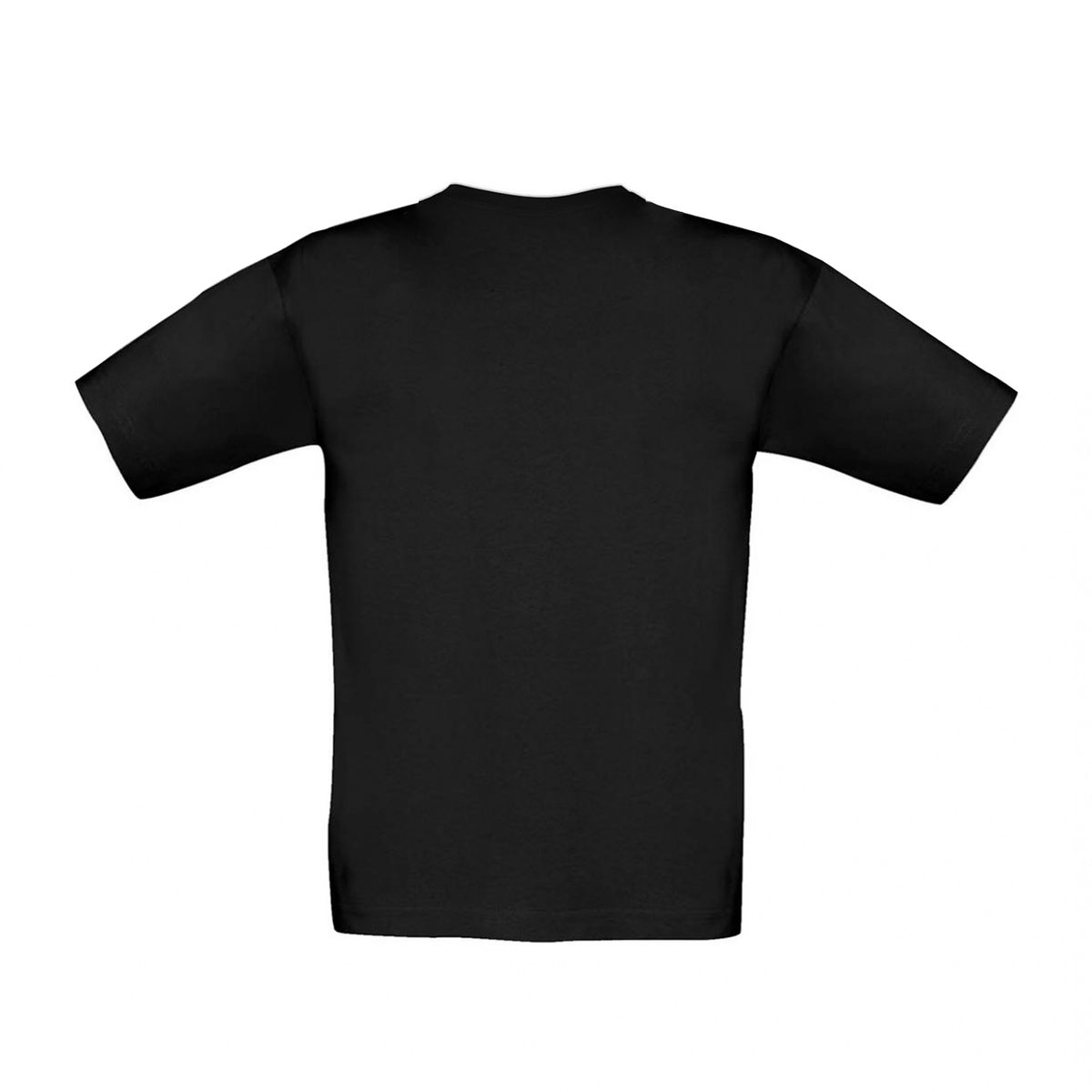 B&C COLLECTION - Polera Infantil 100% Algodón Negra B&C