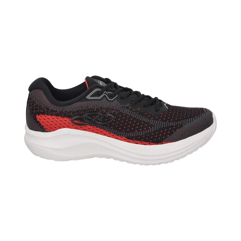 OLYMPIKUS - Zapatilla Hombre Soma Negro/Rojo Olympikus