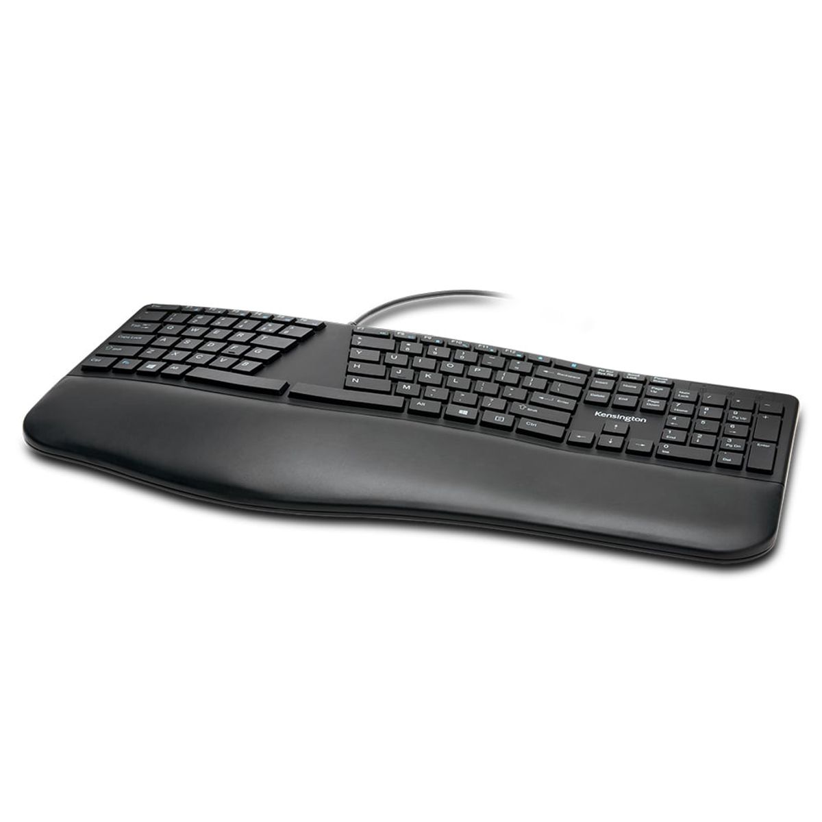 KENSINGTON - Teclado Ergonómico Alámbrico Pro Fit Kensington - Negro