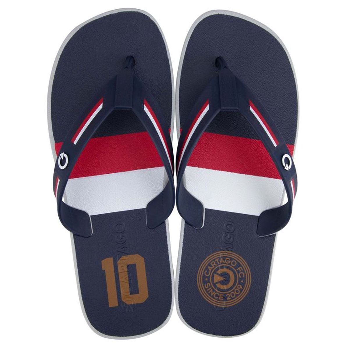 CARTAGO - Sandalia Hombre Rojo/Blanco Detroit Cartago