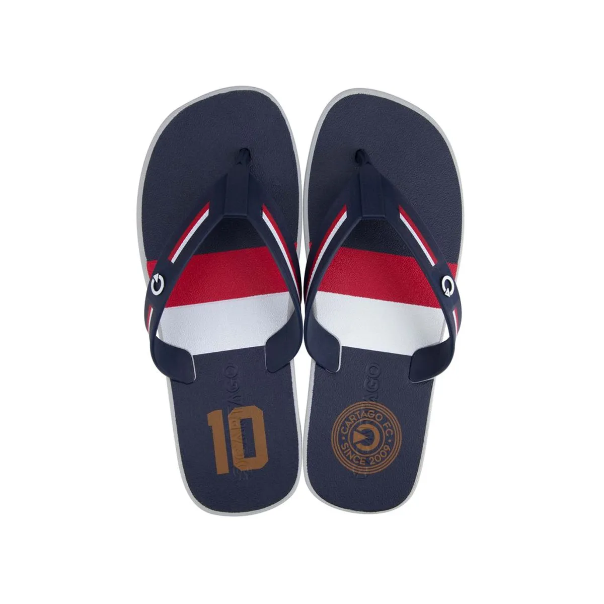 CARTAGO - Sandalia Hombre Rojo/Blanco Detroit Cartago