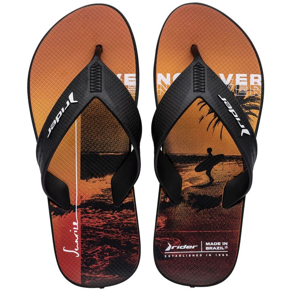 RIDER - Sandalia Hombre Naranja Style Rider