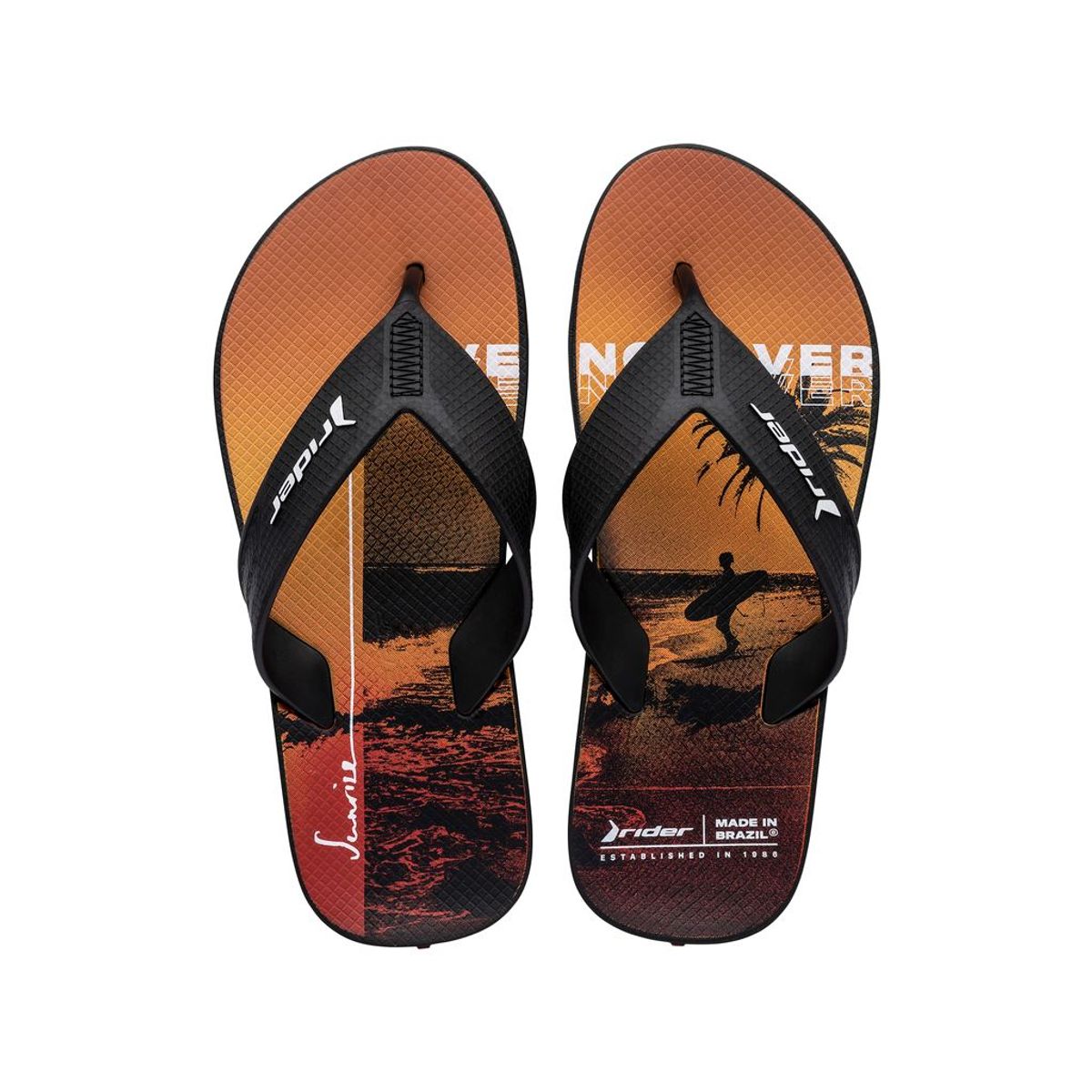 RIDER - Sandalia Hombre Naranja Style Rider