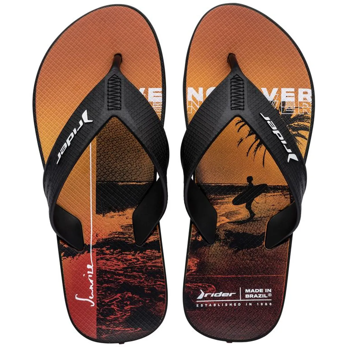 RIDER - Sandalia Hombre Naranja Style Rider