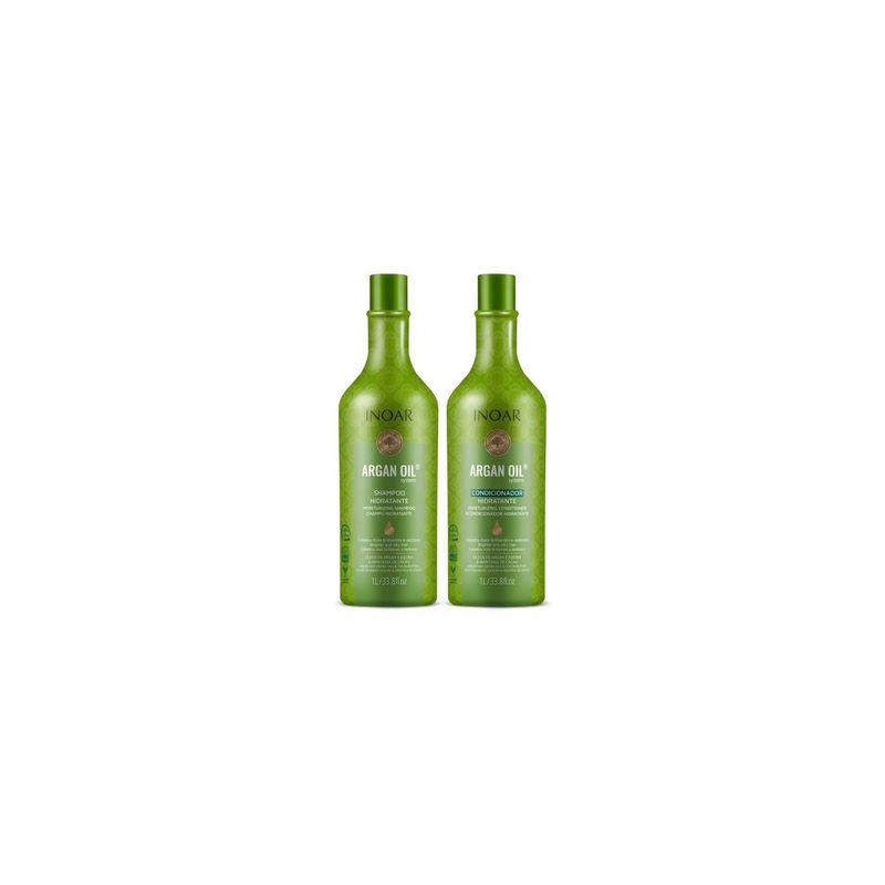 INOAR - Pack Inoar Argan Oil Shampoo Acondicionador 1L.-