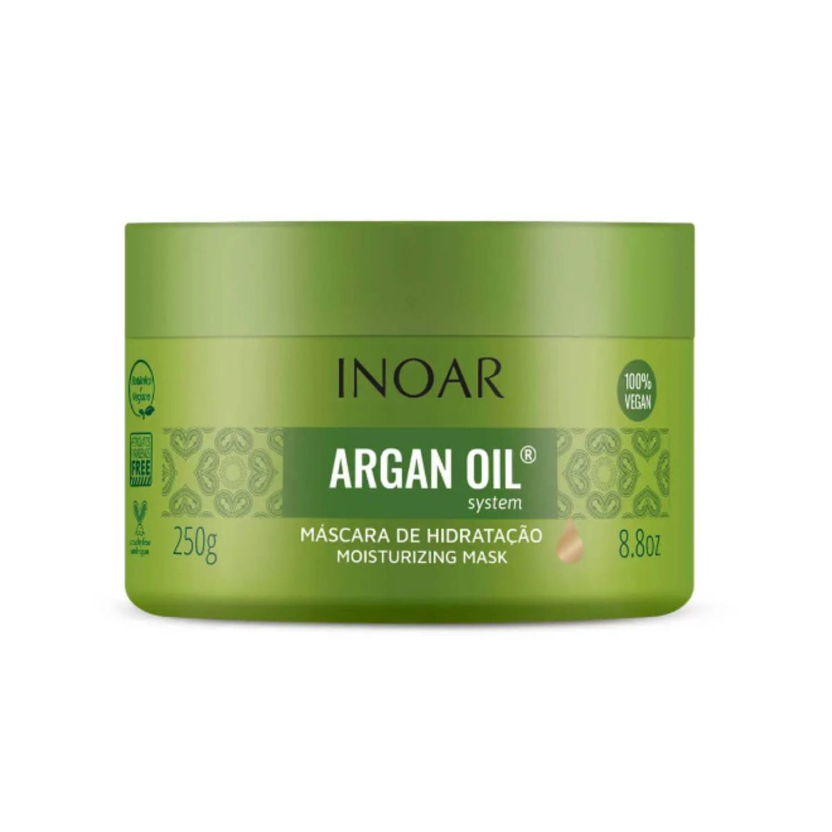INOAR - Argan oil mascara inoar de 250 g.