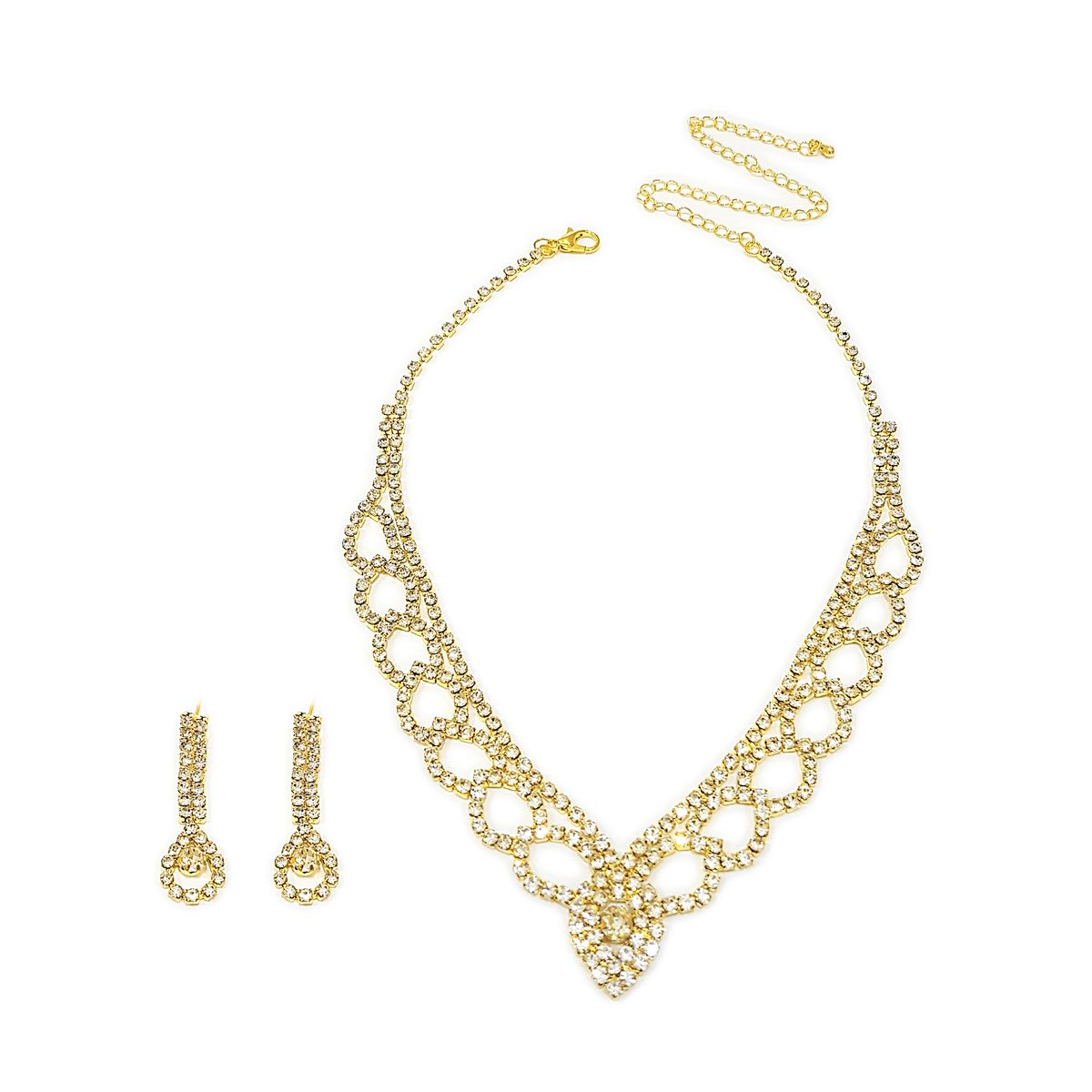 GENERICO - Set De Collar Y Aros Para Fiesta Robe